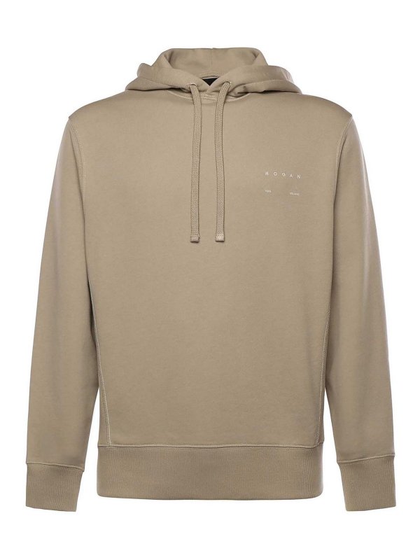 HOGAN: Sudaderas y suéteres - Sudadera - Beis