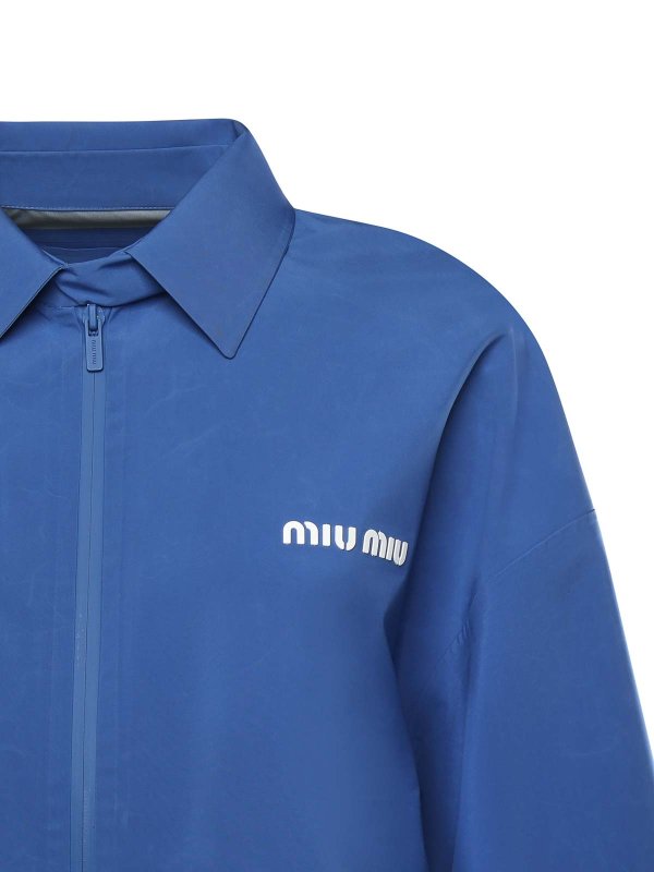 MIU MIU: shirts online - Logo Blouson
