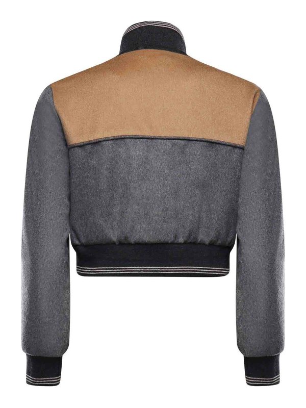 The Best Shops MIU MIU: blazers - Velour Zip-Up Blouson