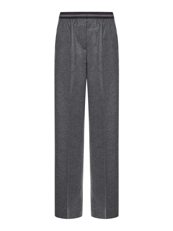 MIU MIU: casual trousers - Velour Trousers