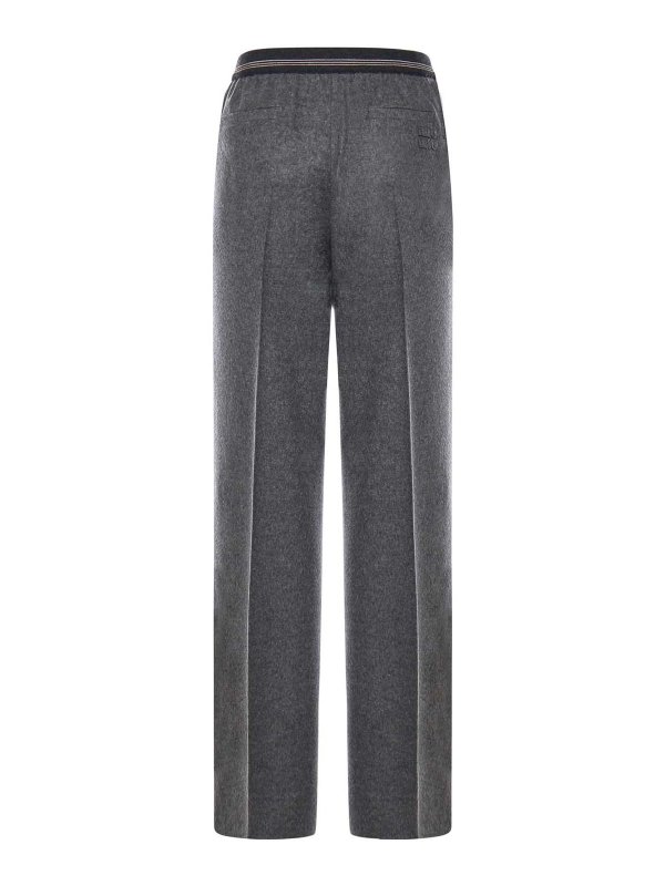 The Best Shops MIU MIU: casual trousers - Velour Trousers