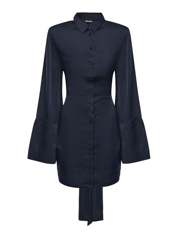ROTATE Birger Christensen: shirts - Satin Shirt Dress