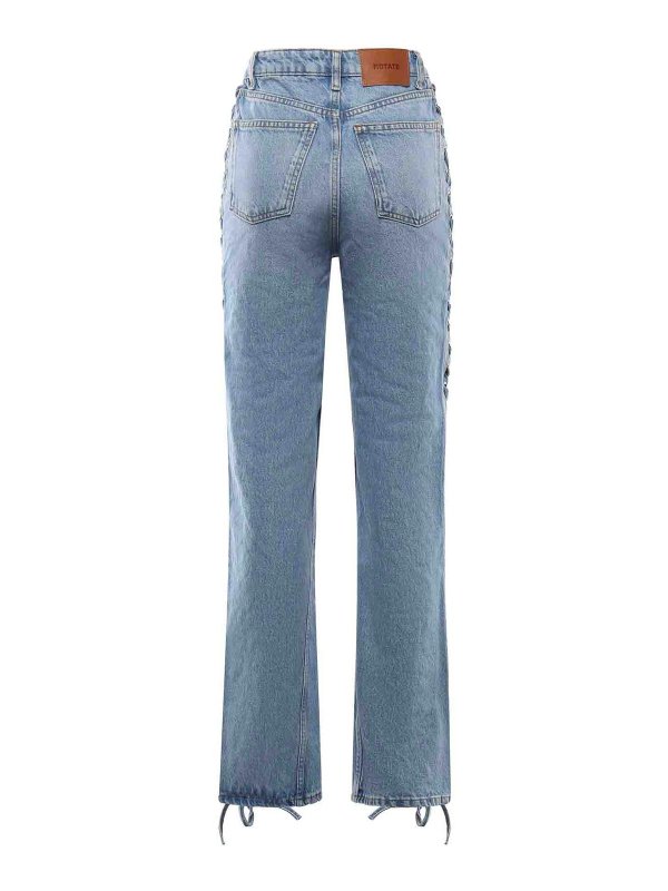 The Best Shops ROTATE Birger Christensen: ストレートジーンズ - ストレートジーンズ - ブルー