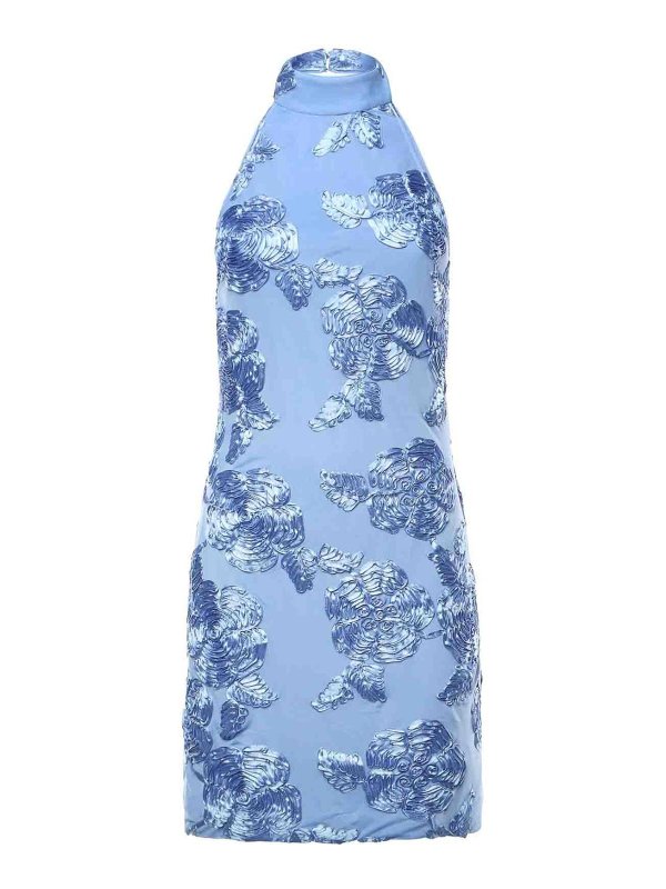 ROTATE Birger Christensen: abiti corti - Mini abito ricamato floreale