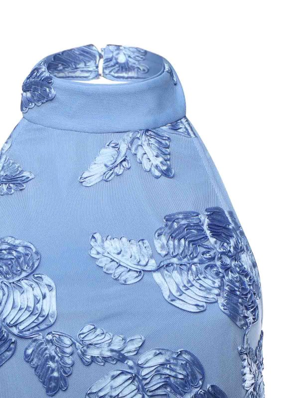 ROTATE Birger Christensen: abiti corti online - Mini abito ricamato floreale