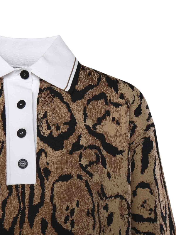 STELLA McCARTNEY: polo shirts online - Cloud Leopard Polo