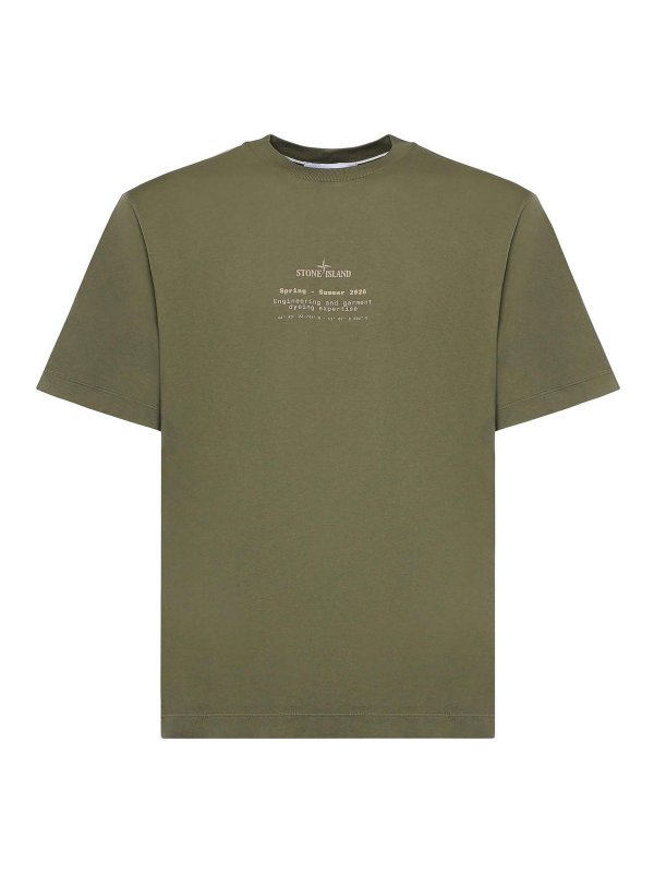 STONE ISLAND: t-shirts - T-Shirt With  Print