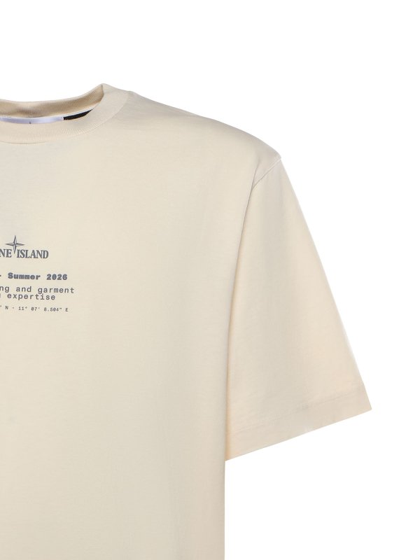 STONE ISLAND: Camisetas online - Camiseta - Blanco