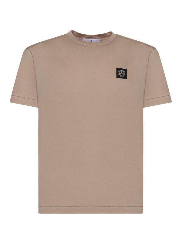 STONE ISLAND: Camisetas - Camiseta - Camel