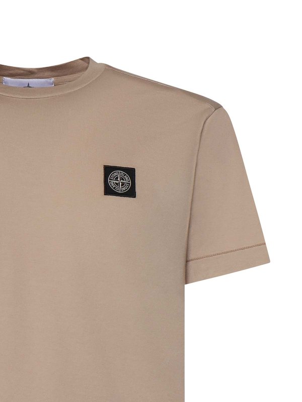 STONE ISLAND: Camisetas online - Camiseta - Camel