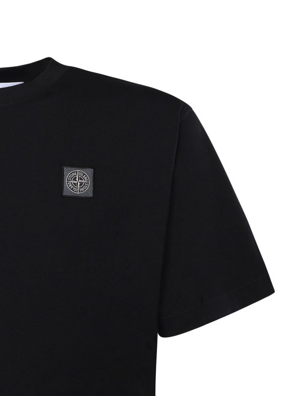 STONE ISLAND: Camisetas online - Camiseta - Negro