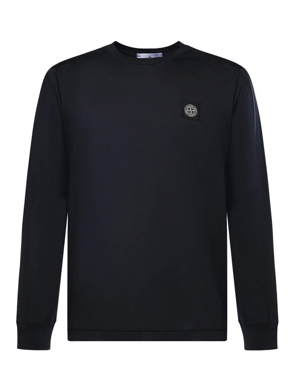 STONE ISLAND: T-shirts - T-Shirt - Blau
