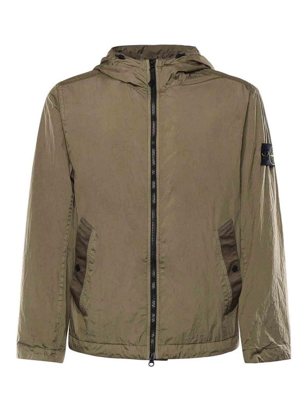 STONE ISLAND: カジュアルジャケット - カジュアルジャケット - 緑