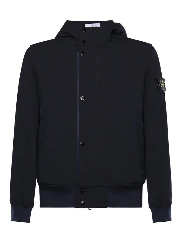 STONE ISLAND: カジュアルジャケット - カジュアルジャケット - ブルー