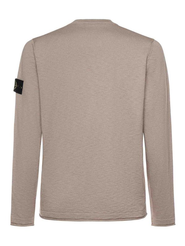 STONE ISLAND: クルーネック online - クルーネック - キャメル