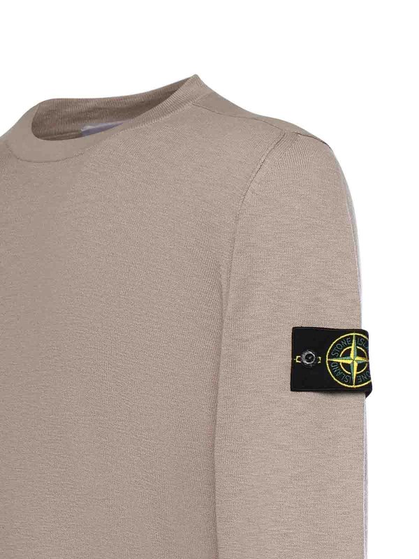 The Best Shops STONE ISLAND: クルーネック - クルーネック - キャメル
