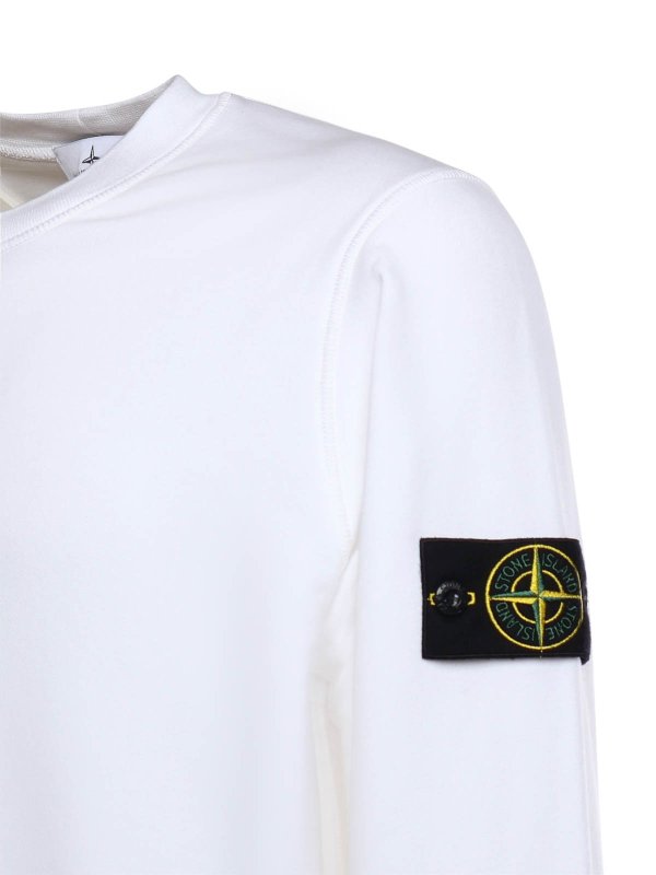 STONE ISLAND: スウェット＆セーター online - スウェットシャツ/セーター - 白