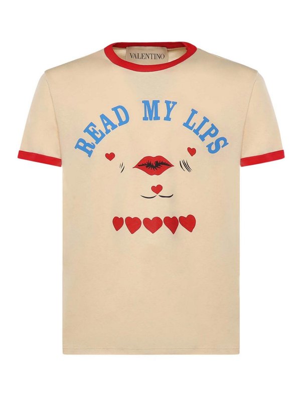 VALENTINO GARAVANI: t-shirt - T-shirt in cotone stampato