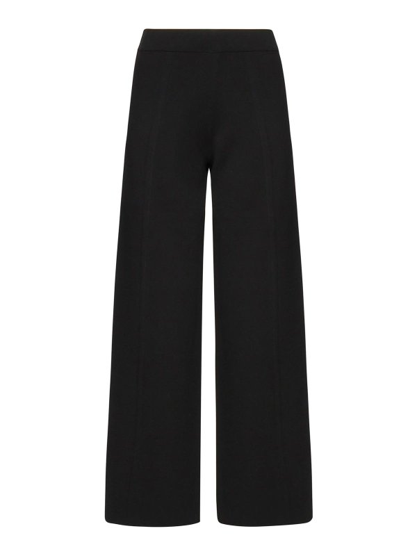 Max Mara: カジュアルトラウザー - カジュアルパンツ - 黒