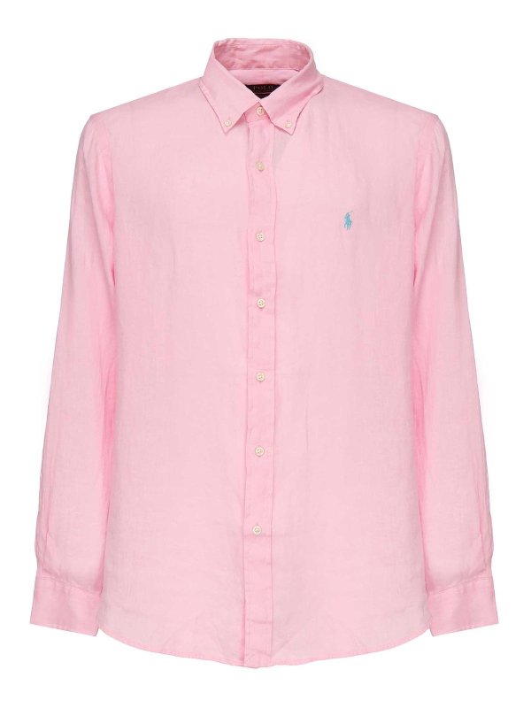 POLO RALPH LAUREN: シャツ - シャツ - ヌードカラー