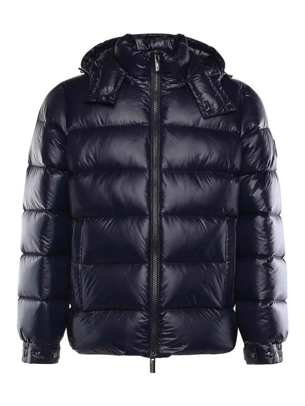 HESKIMO: padded jackets - Nylon Down Jacket With Logo