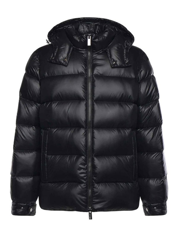 HESKIMO: padded jackets - Nylon Down Jacket With Logo