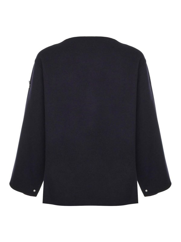 The Best Shops MONCLER: Capes & Ponchos - Cape - Blau