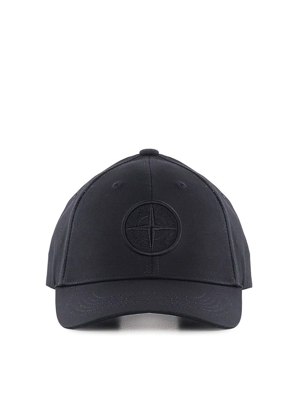 STONE ISLAND: 帽子＆キャッブ - 帽子 - ブルー