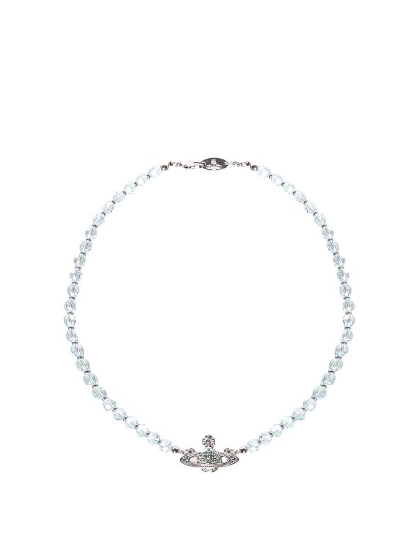VIVIENNE WESTWOOD: ネックレス - ネックレス/チョーカー - ライトブルー