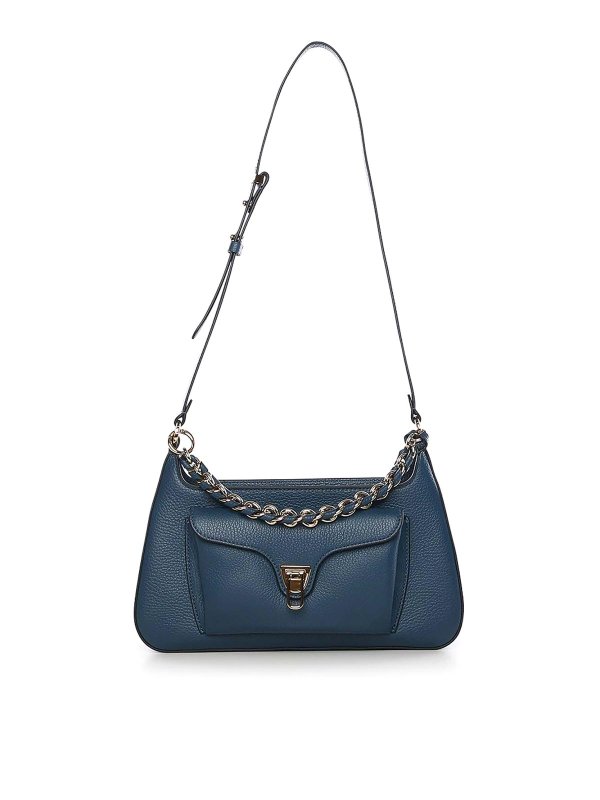 COCCINELLE: トートバッグ - トートバッグ - ダークウォッシュ