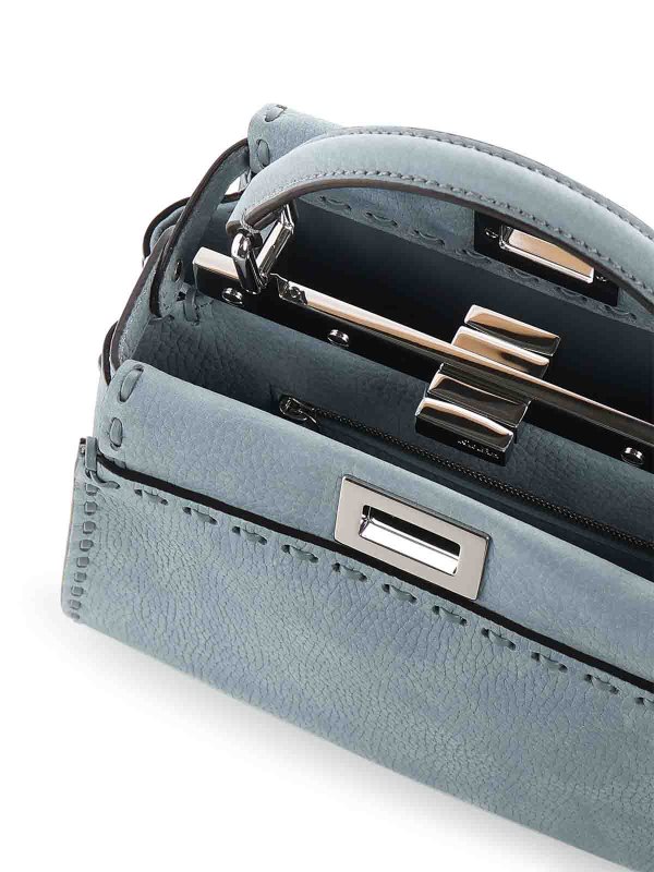 Peekaboo Mini Nubuck Bag shop online: FENDI