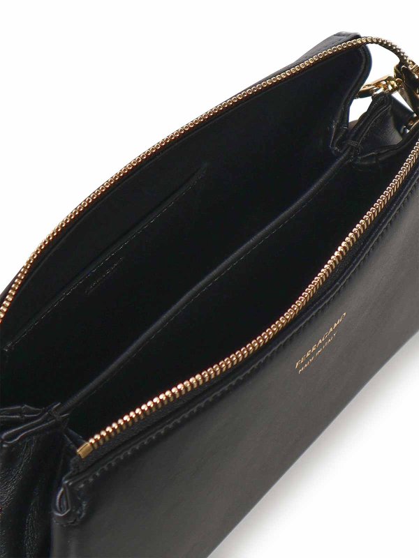 クラッチバッグ - 黒 Replica 
online: FERRAGAMO