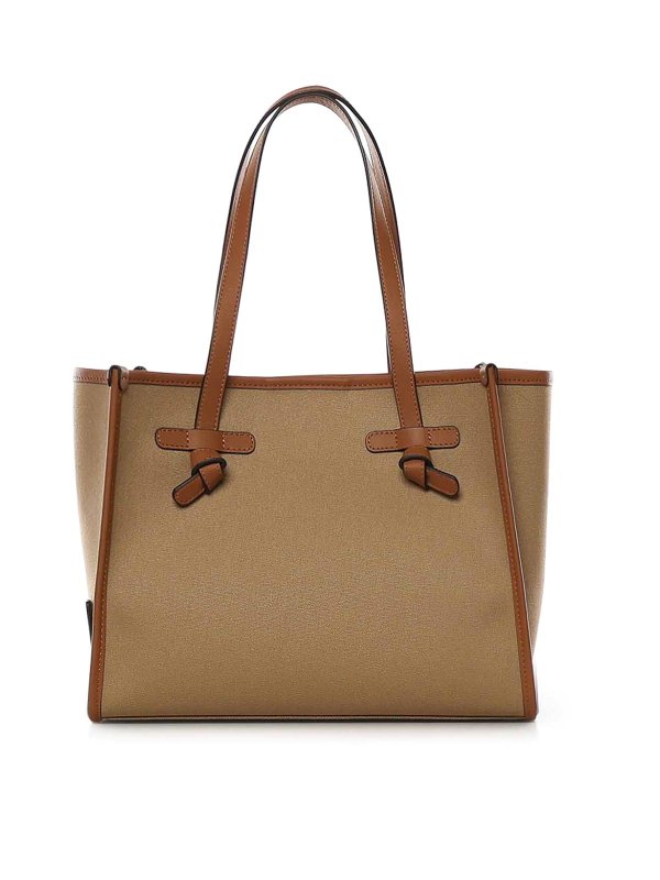 GIANNI CHIARINI: トートバッグ - トートバッグ - キャメル