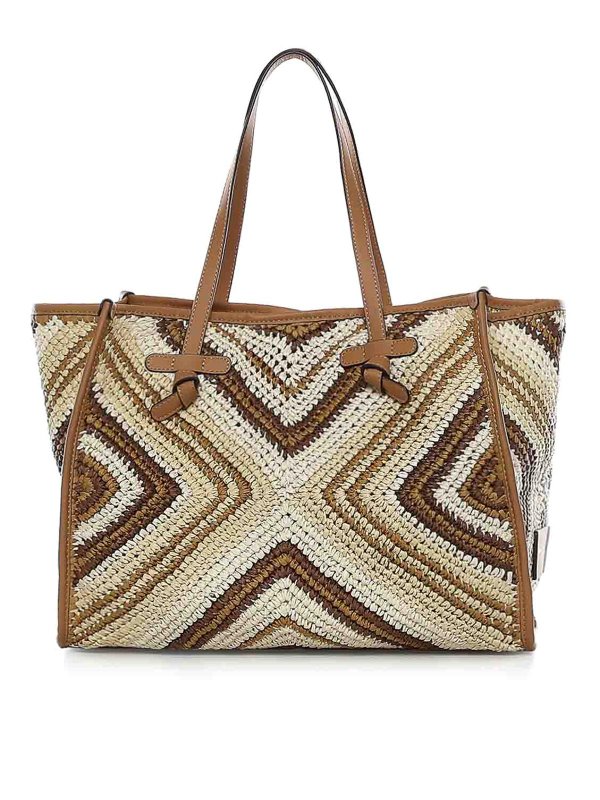 GIANNI CHIARINI: トートバッグ - トートバッグ - ブラウン