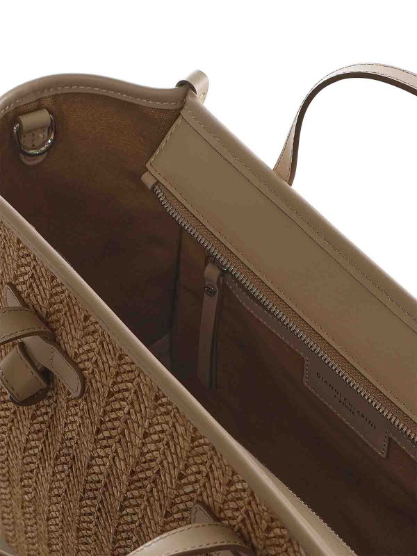 トートバッグ - ベージュ shop online: GIANNI CHIARINI