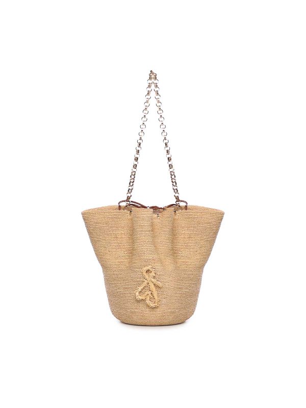 バケットバッグ - ベージュ shop online: RUSLAN BAGINSKIY
