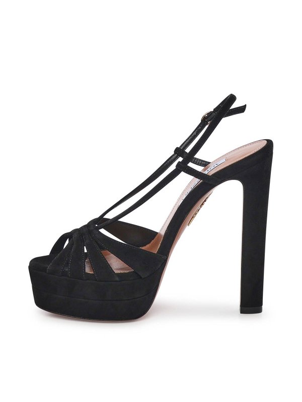 サンダル - 黒 shop online: Aquazzura
