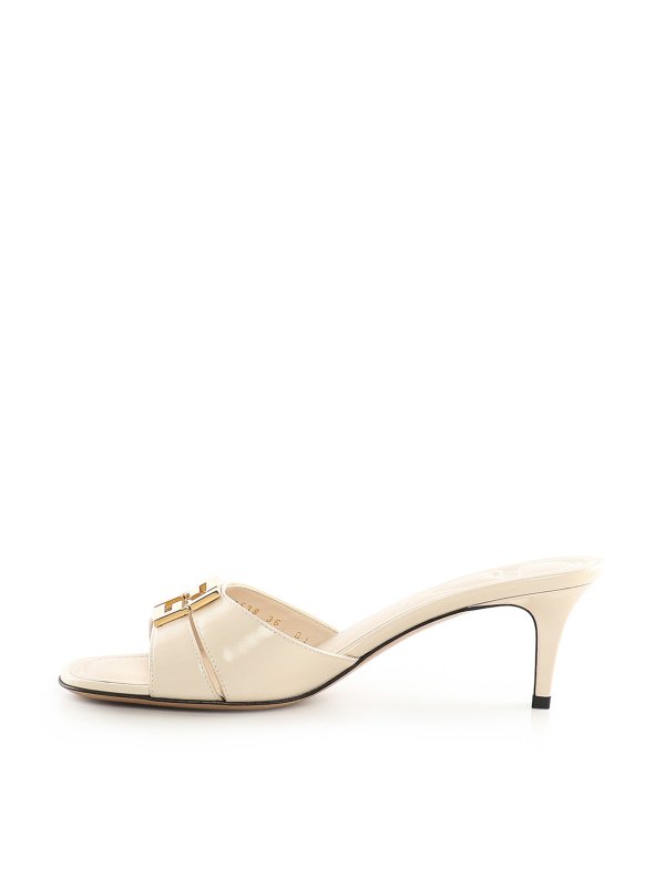 Ffold Leather Sandal shop online: FENDI