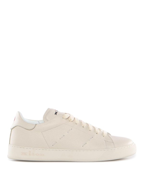 KITON: trainers - Leather Sneaker