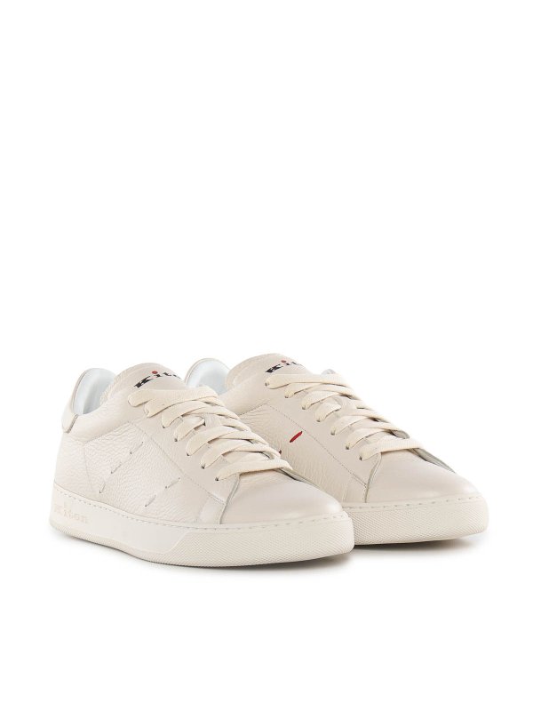 KITON: trainers online - Leather Sneaker