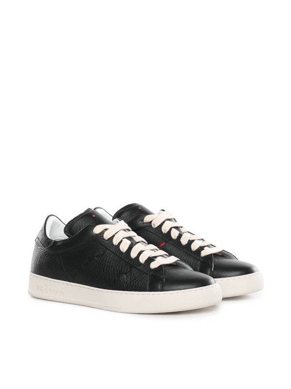 KITON: trainers online - Leather Sneaker