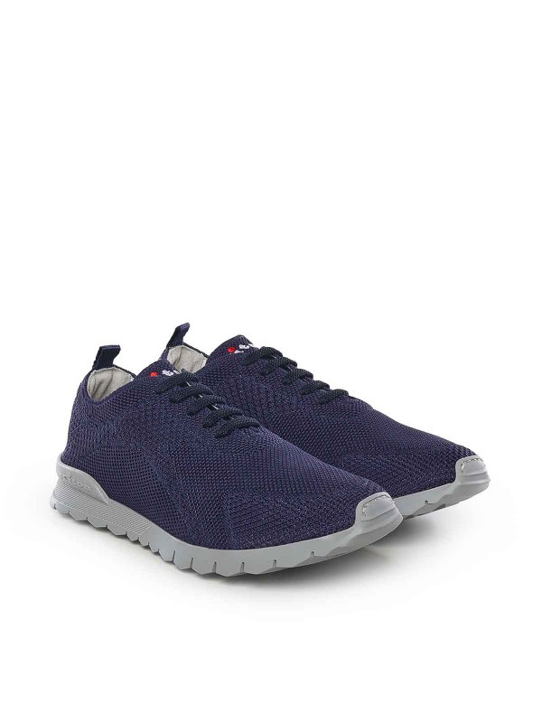 KITON: Chaussures de sport online - Baskets - Bleu