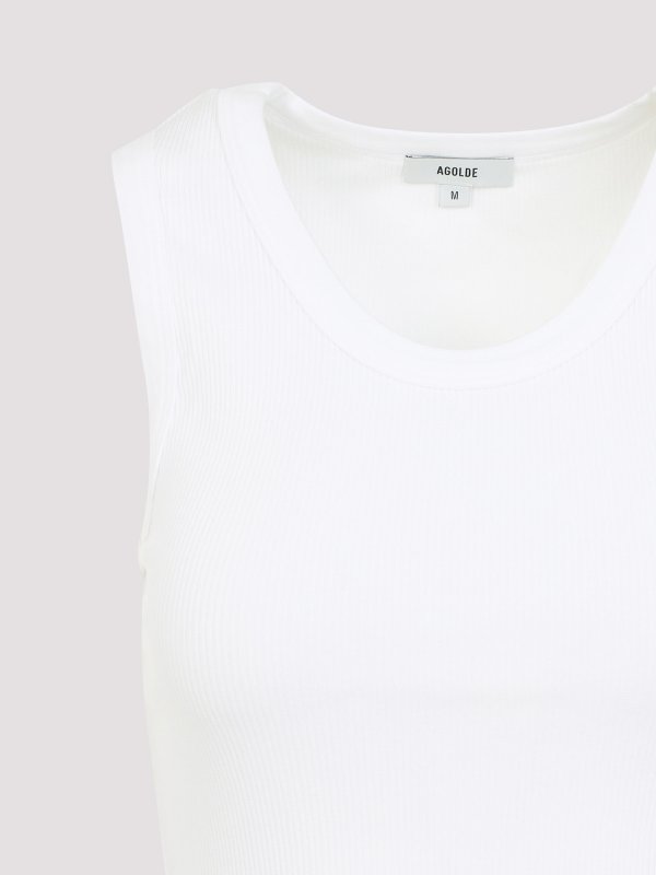 The Best Shops AGOLDE: Tops y camisetas sin mangas - Top - Blanco