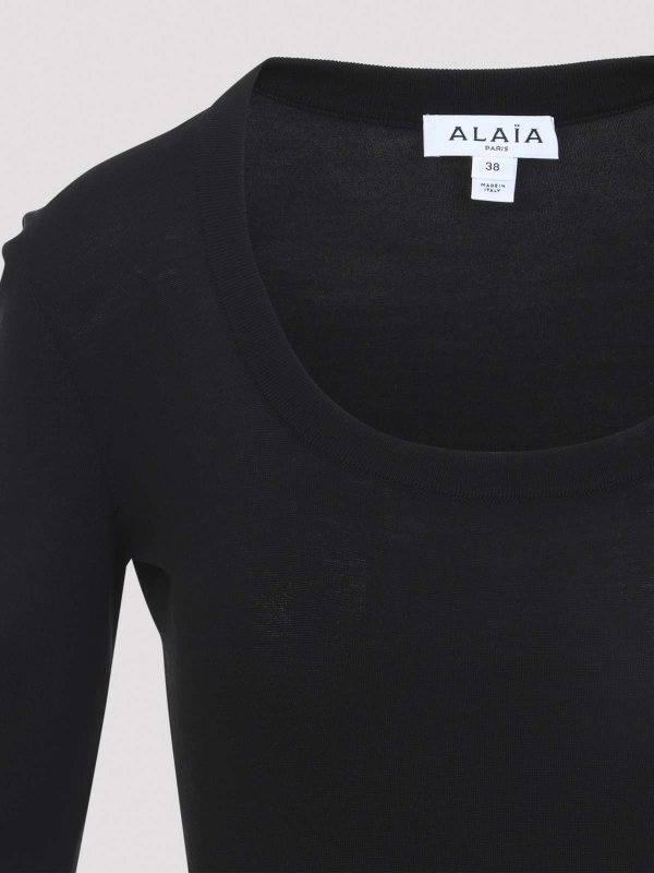 Miniabito con volant shop online: Alaïa