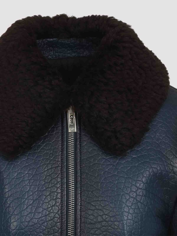 The Best Shops Alaïa: leather jacket - Aviator Jacket