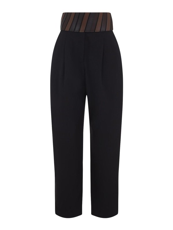 Alaïa: カジュアルトラウザー - カジュアルパンツ - 黒