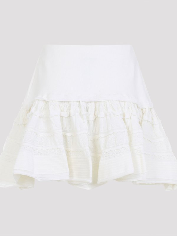 Alaïa: ミニスカート online - ミニスカート - 白