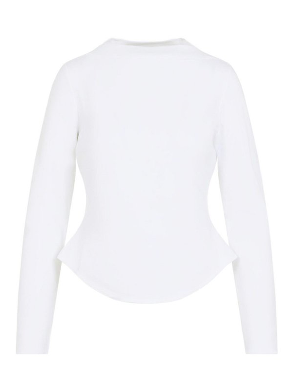 Alaïa: t-shirts - Ls T-Shirt