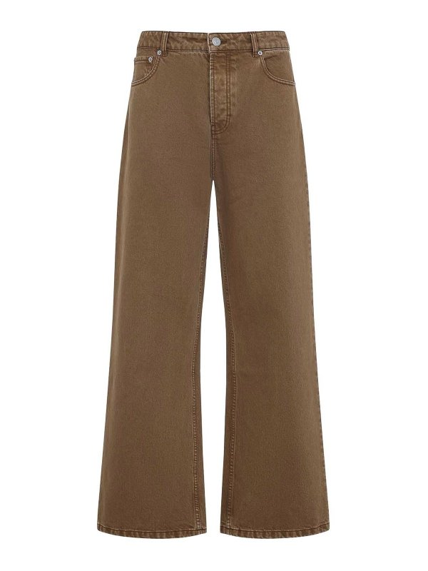 AMI PARIS: Jeans Rectos - Vaqueros Rectos - Beis