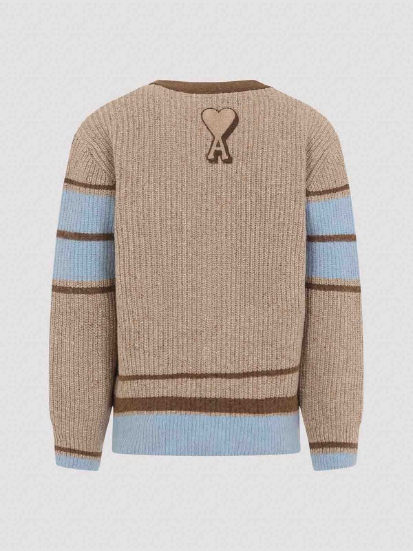 AMI PARIS: カーディガン online - カーディガン - キャメル